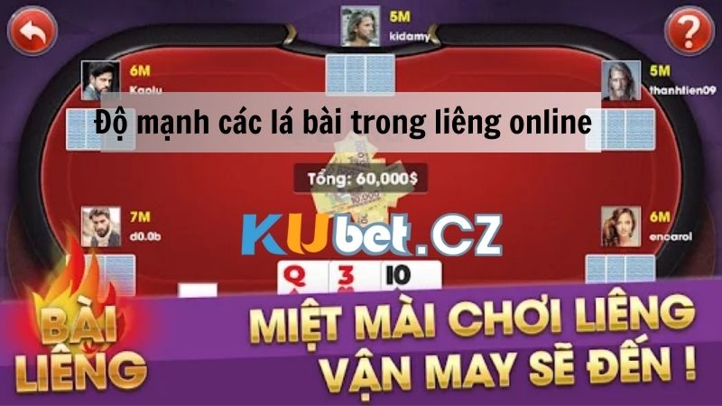 Xếp độ mạnh của các bộ bài trong game liêng như thế nào?